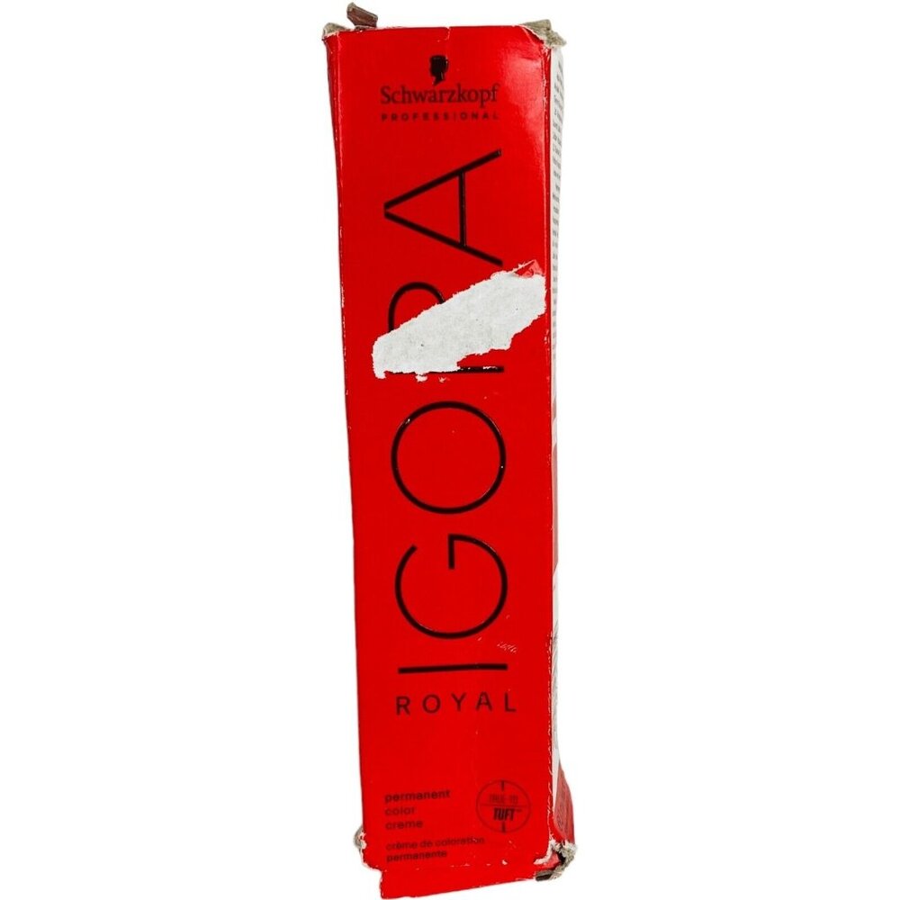 Schwarzkopf Igora Royal Permanent Hair Color 7-57 Med Blnde Gld Cpr Exp 1/26